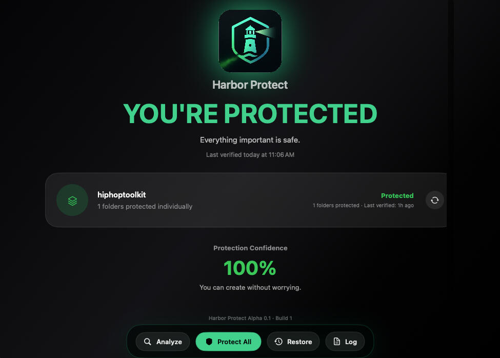 Harbor Protect Dashboard Harbor Protect Dashboard